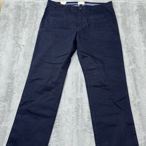 Civil Society Nielsen Perfect Chino Pants Mens 34x32 NWT‎ Navy Stretch MCBX-813S